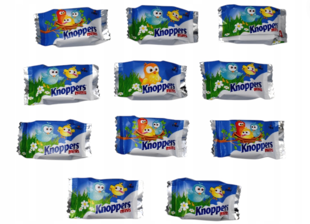 Knoppers Minis Wafle Mini Ciastka Wafelki Wafelek Święta Wielkanoc 200g