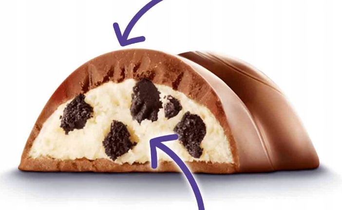 Milka Oreo Baton w mlecznej czekoladzie z nadzieniem Waniliowym Batonik 37g