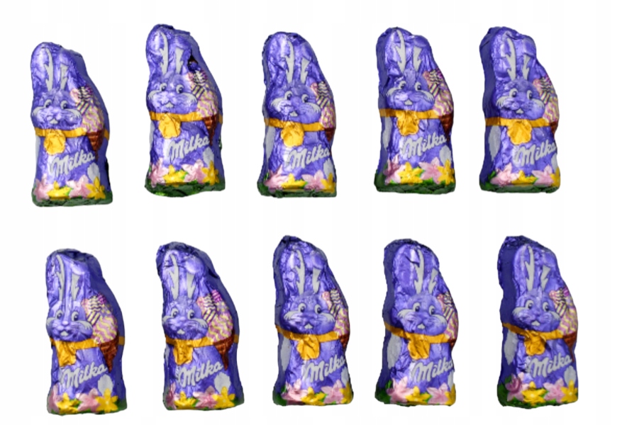 Milka Mini Zajączki Króliczki Czekoladowe Wielkanocne ŚWIĘTA 10 szt zestaw