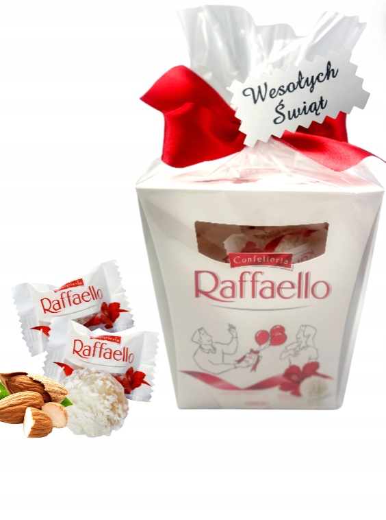 Raffaello 230g Prezent na Święta Wielkanoc kokosowe bombonierka kokos