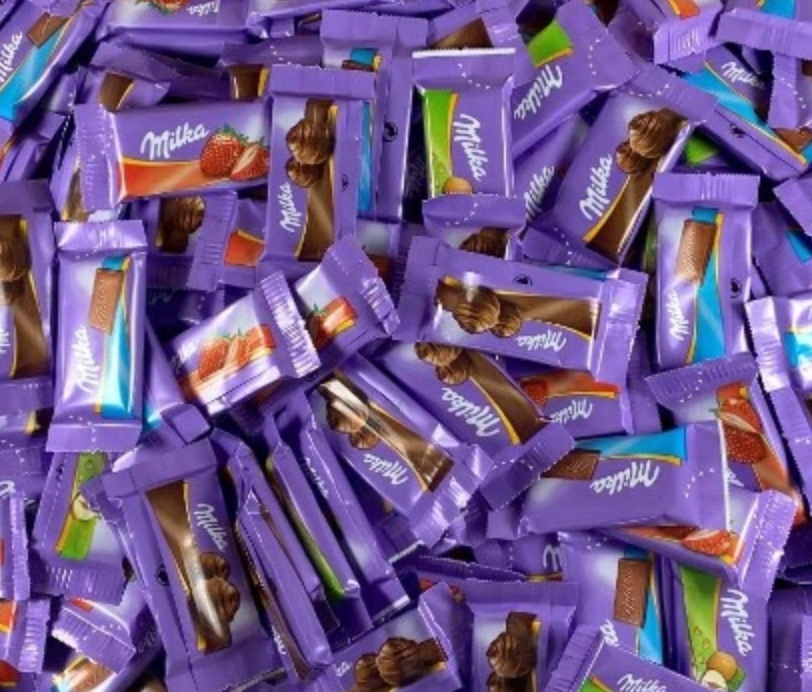 Czekoladki Milka Naps Mini Mix 207szt 1kg DE