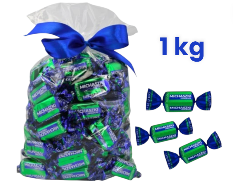 Mieszko Michaszki Cukierki w czekoladzie orzechowe 1 kg