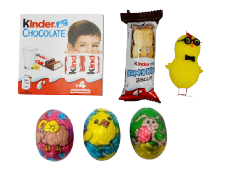 Świąteczna Paczka Słodyczy jajka Kinder Wielkanoc