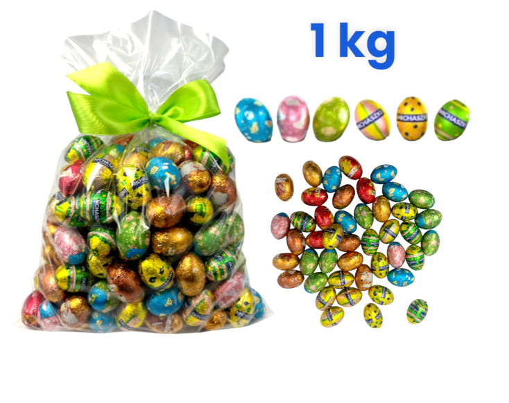 Jajka czekoladowe 1 kg nadziewane orzech marcepan ŚWIĘTA Mieszko Wielkanoc