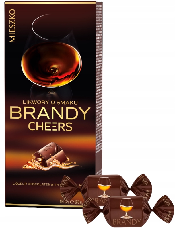 Mieszko Cheers Zestaw Taty Likwory Brandy Wódka Whisky Dzień Ojca 3x180g