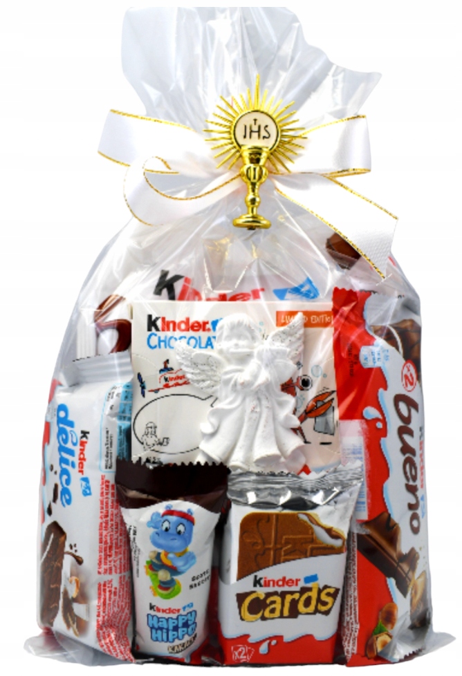 Zestaw Słodyczy Kinder Paczka Słodycze dla dziecka Pierwsza komunia święta