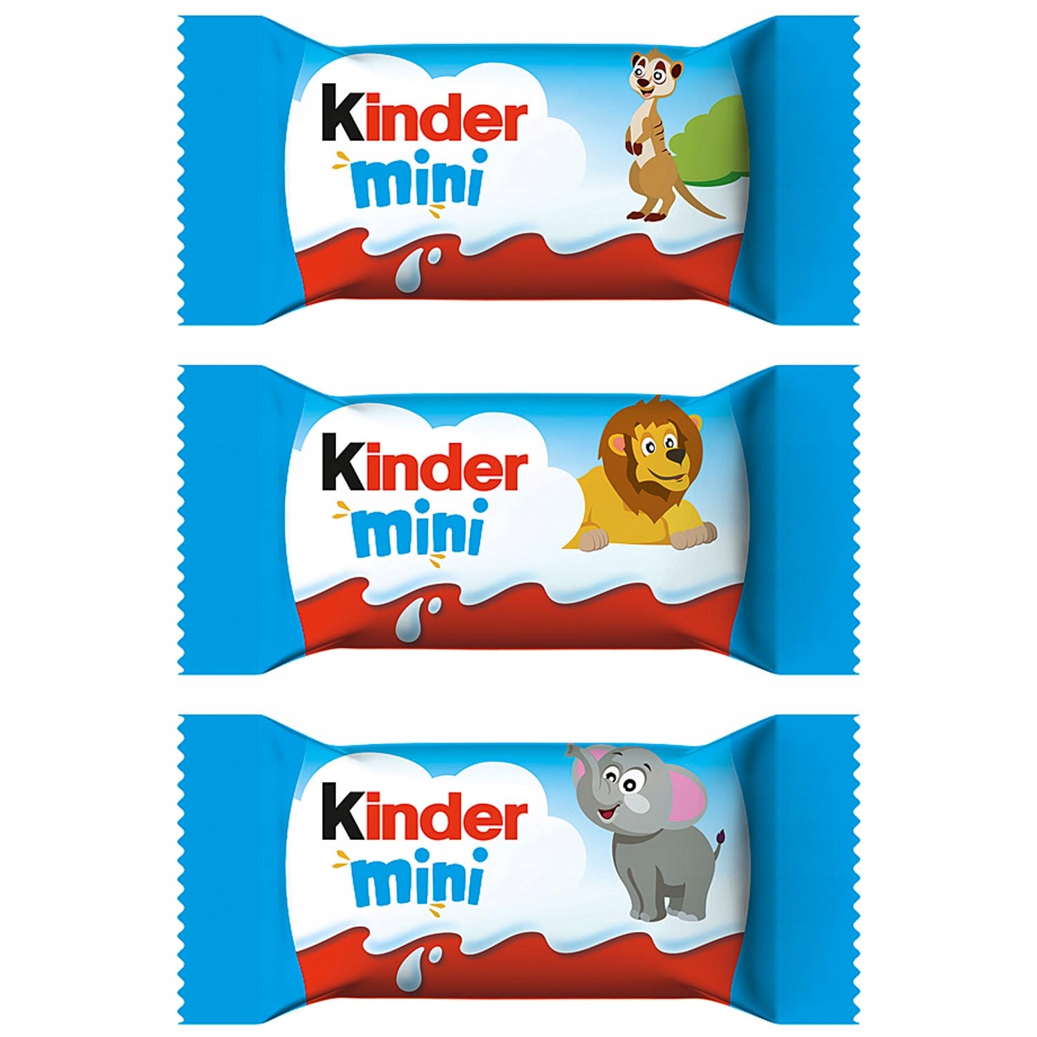 Kinder Schokolade Mini Czekoladki Święta dzieci Wielkanoc Batoniki 120g DE