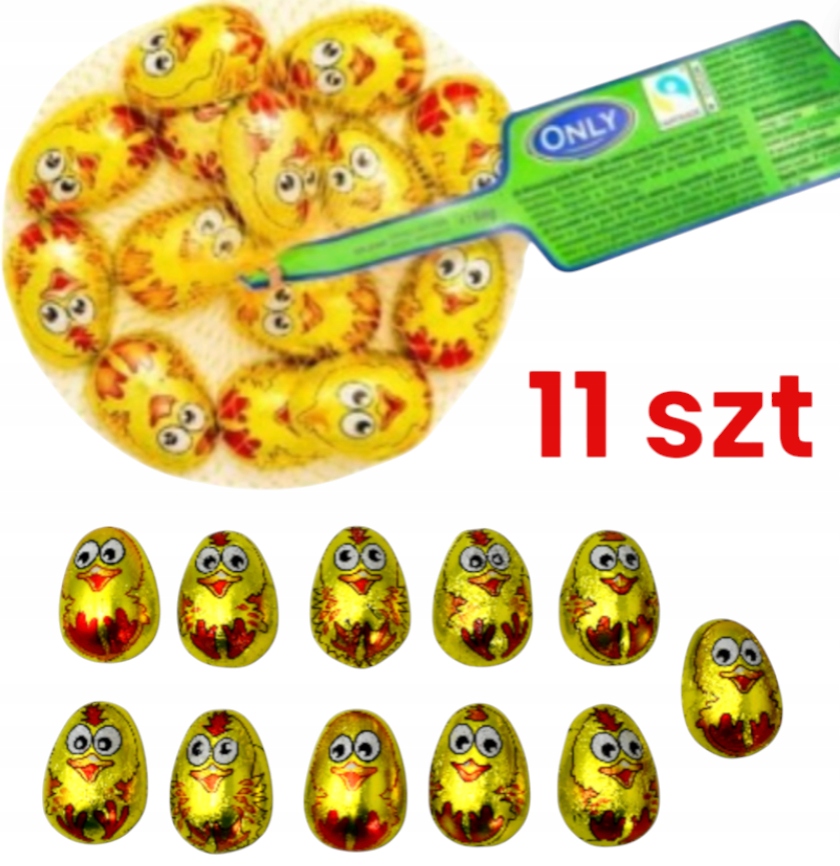 Only Kurczaczki Czekoladowe Czekoladki Kurczak Do Koszyka Na Wielkanoc 84g