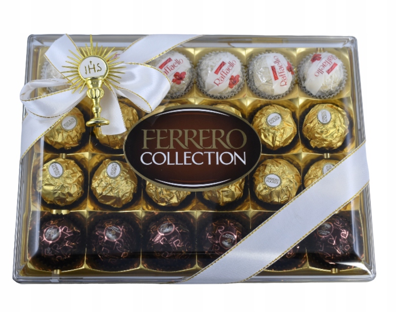 Bombonierka Ferrero Collection Raffaello 269g prezent Pierwsza Komunia św