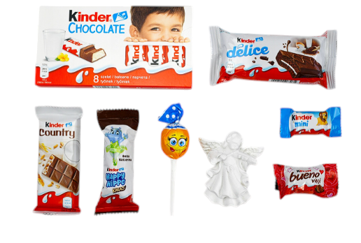 Paczka Słodyczy Kinder Komunia Zestaw Prezent IHS
