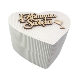 Zestaw na Komunię IHS Serce Raffaello 150g Komunia dla dziecka komunijnego