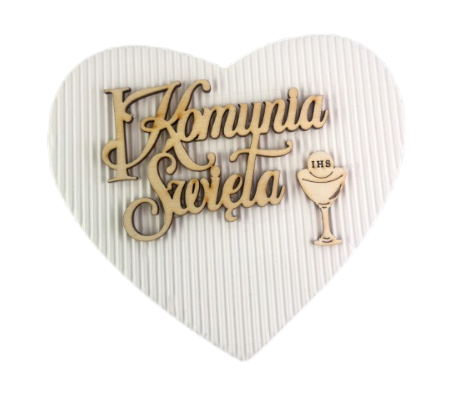 Zestaw na Komunię IHS Serce Raffaello 150g Komunia dla dziecka komunijnego