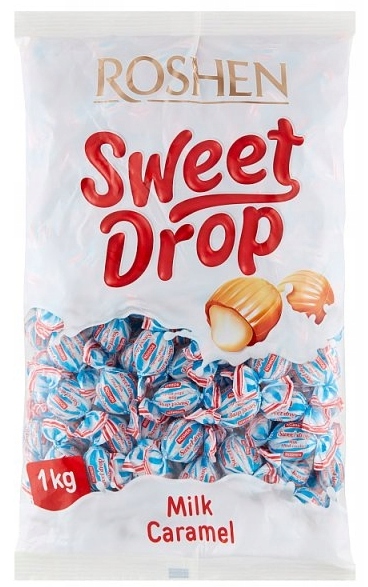 Roshen Sweet Drop Cukierki Karmelki z Nadzieniem Mlecznym 1 kg nadziewane