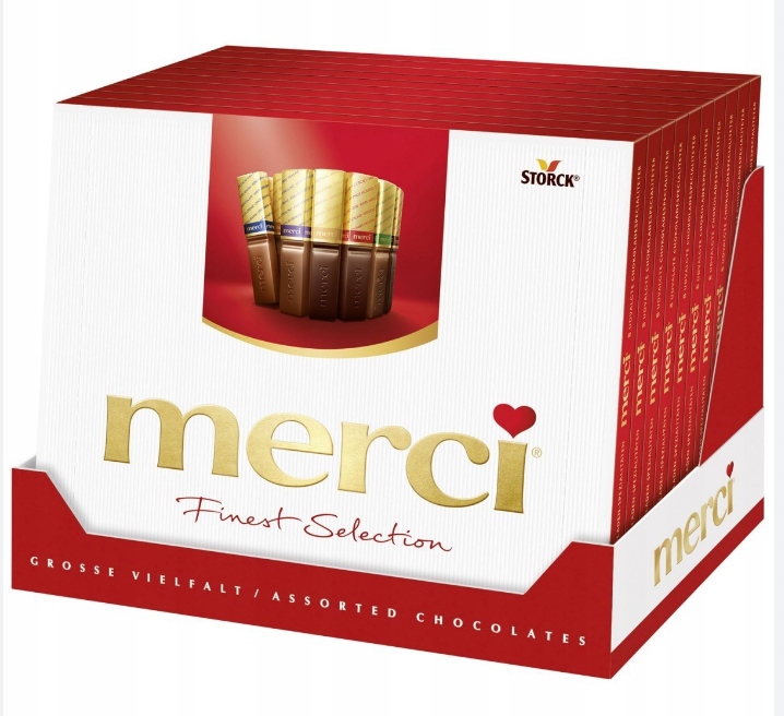Storck Merci 250g Bombonierka Prezent czekoladki upominek pierwsza Komunia