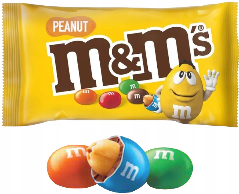 Cukierki M&M 's Drażetki z czekoladą Draże Orzechowe Orzech Crispy 3 paczki