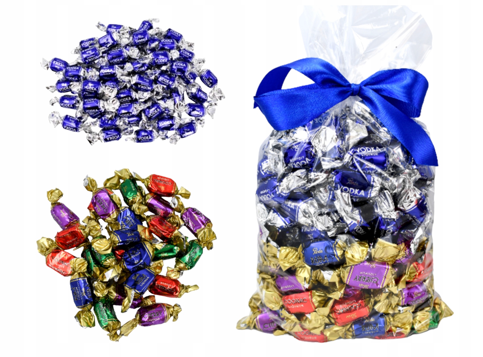 Cukierki na wagę 1kg czekoladzie 1000g Wódka mix Panda likierki alkoholem