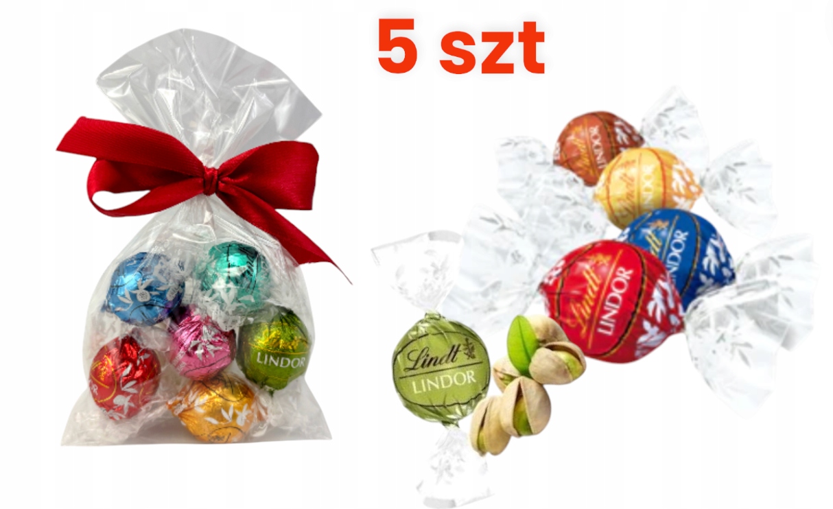 Czekoladki Lindt Lindor prezent upominek czekolada pralinki praliny 6szt