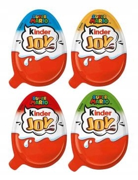 Kinder Joy Jajko Niespodzianka Super Mario Z Zabawką 20g 24szt Wielkanoc