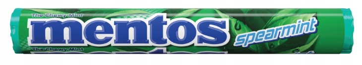 Mentos Spearmint Cukierki Dropsy Miętowe Gumy do Żucia Rozpuszczalne 38g