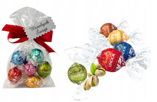 Czekoladki Lindt Lindor prezent upominek czekolada pralinki praliny 6szt