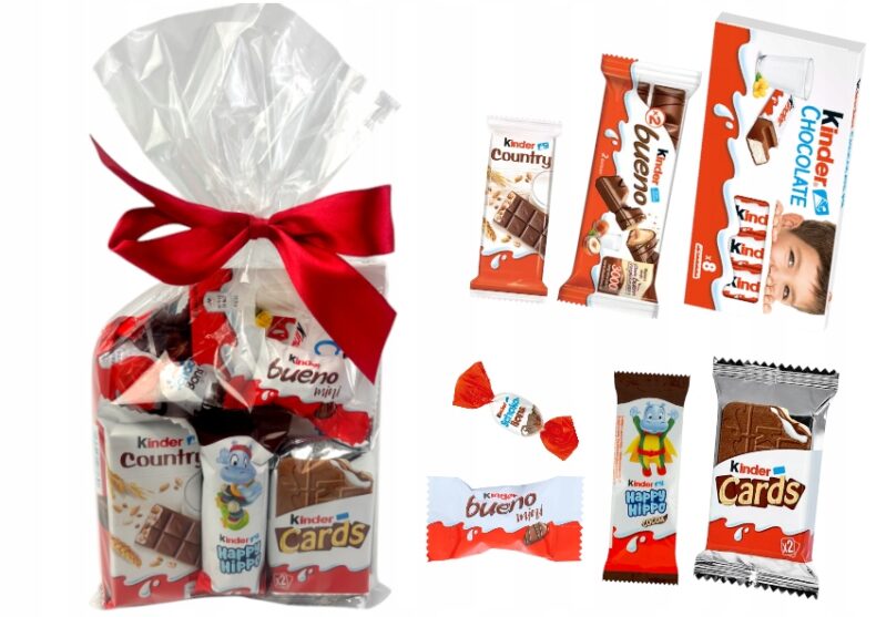 Paczka słodycz dla dzieci DZIEŃ DZIECKA prezent urodziny Kinder zestaw