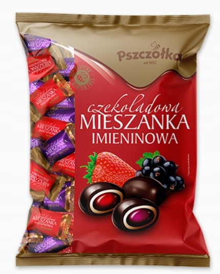 Pszczółka Cukierki Owocowe Mieszanka Imieninowa W Czekoladzie Truskawka 1kg