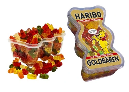 Żelki Haribo owocowe w plastikowym misiu 450g De