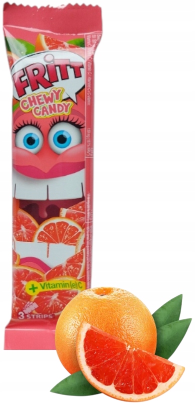 Fritt Zestaw Gumy Rozpuszczalne Mix smaków Owocowe Wiśnia Pomarańcza 5x35g guma rozpuszczalna