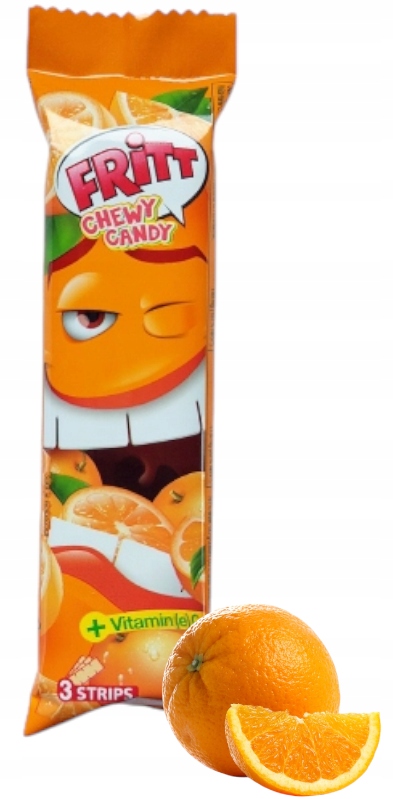 Fritt Zestaw Gumy Rozpuszczalne Mix smaków Owocowe Wiśnia Pomarańcza 5x35g guma rozpuszczalna