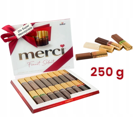 Storck Merci 250g Bombonierka Prezent koniec zakończenie roku nauczycieli