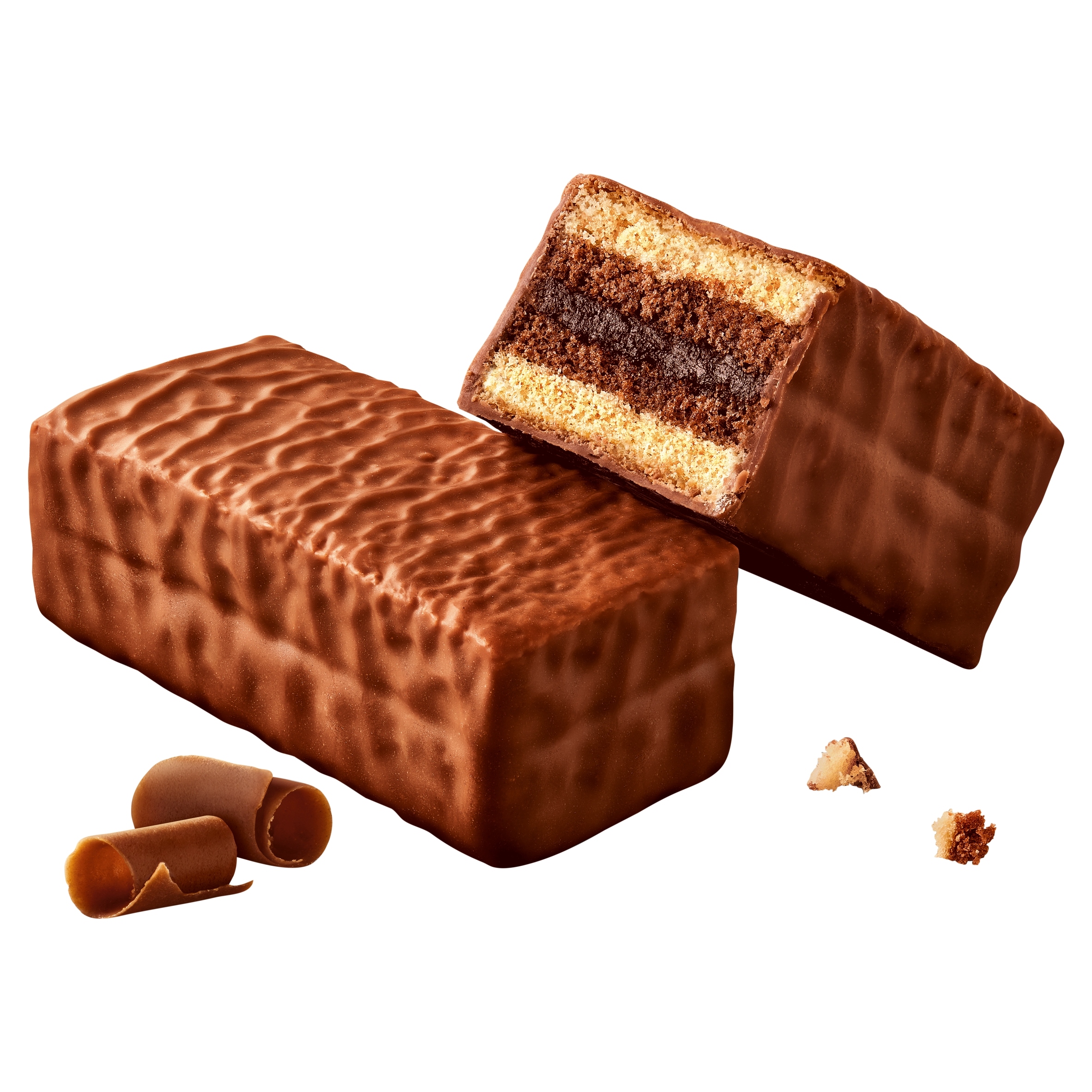 Milka Choco Trio Ciastka Biszkopty W Czekoladzie Kakaowe Mleczne 5x30g