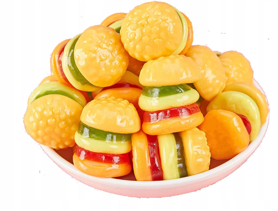 Żelki Trolli Hamburger Mini 170g 17 szt z Niemiec dla dzieci burger