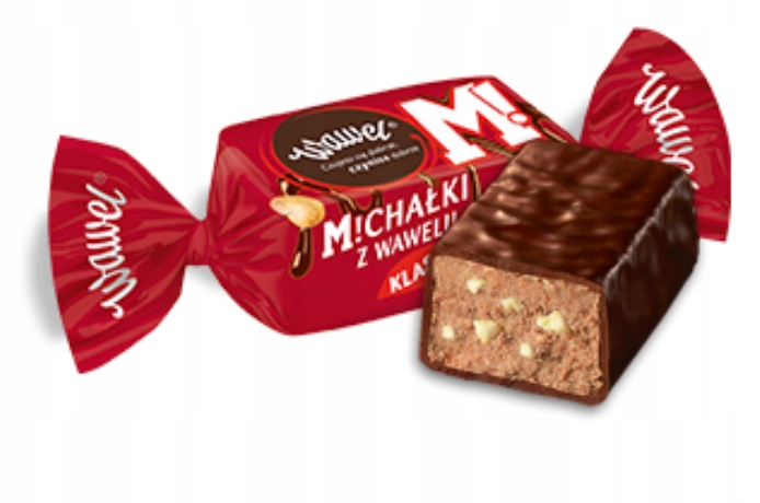 Wawel Cukierki Michałki Klasyczne Białe Kokos SŁODYCZE 1kg MIX TRUFLA