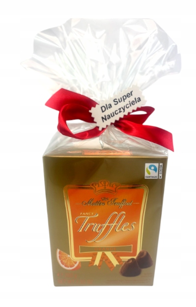 Maitre podziękowanie Trufla bombonierka zakończenie roku 200g nauczycieli