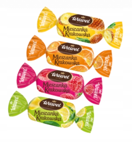 Cukierki Galaretka Mieszanka Krakowska Wawel 1kg dla dzieci Wielkanoc