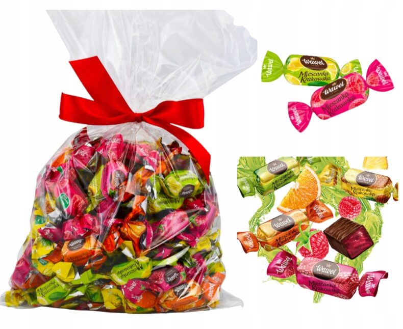 Cukierki Galaretka Mieszanka Krakowska Wawel 1kg dla dzieci Wielkanoc