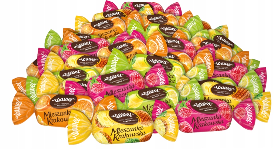 Cukierki Galaretka Mieszanka Krakowska Wawel 1kg dla dzieci Wielkanoc