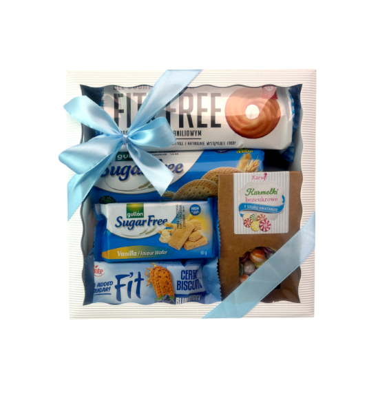 Bez Cukru Paczka Słodycze fit cukierki Słodyczy diabetyków cukrzyków zestaw