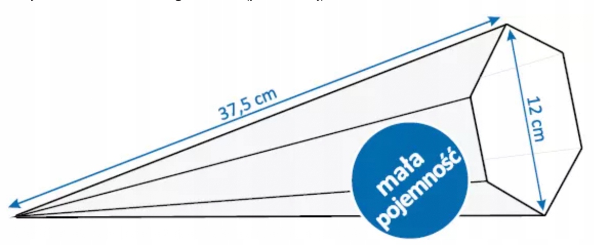 Tyta zakończenie roku Róg Obfitości dla dzieci 37 cm pusta przedszkolaka