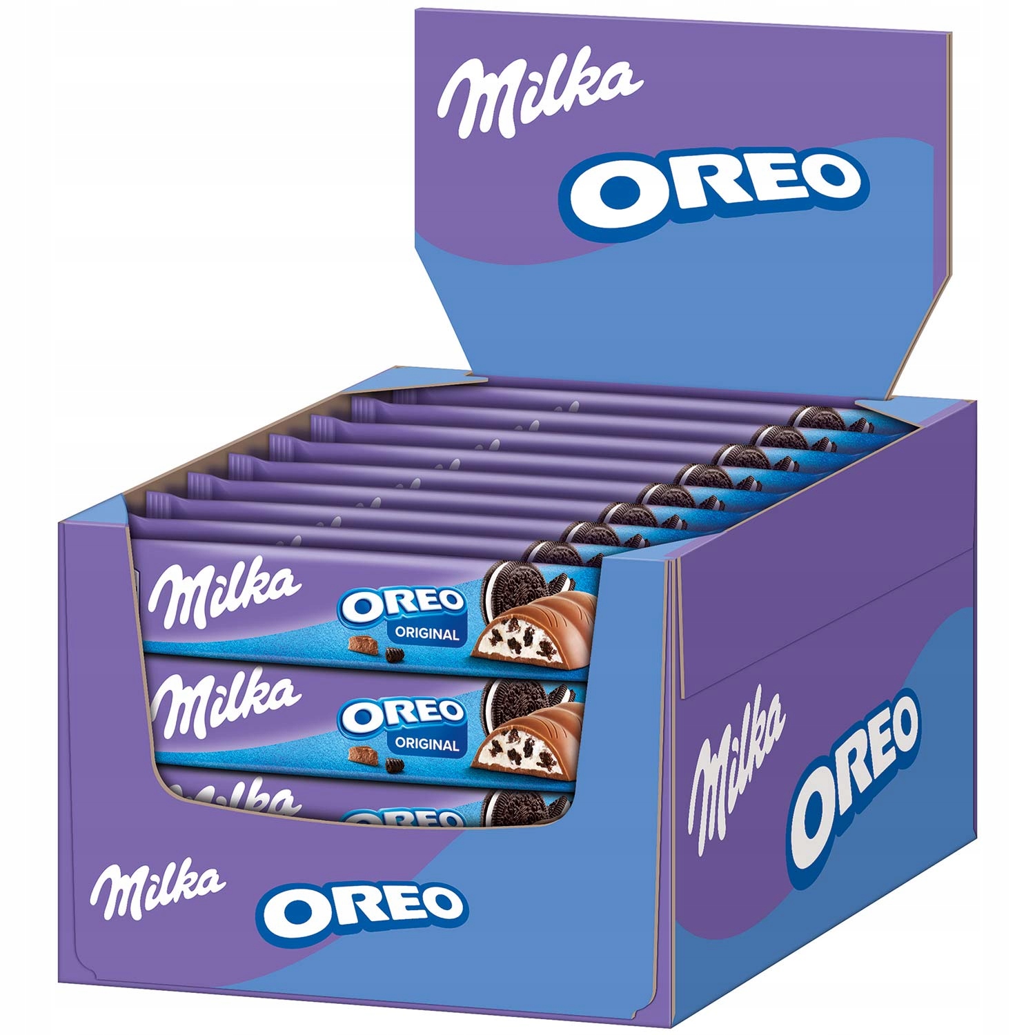 Czekoladowy Baton Milka Oreo 37g x 36 szt Dzień Dziecka dzieci CZEKOLADA