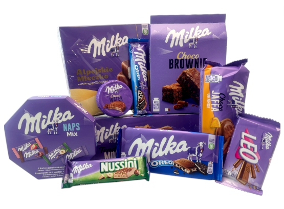 Zestaw Słodyczy Milka na Prezent XL Paczka Prezent