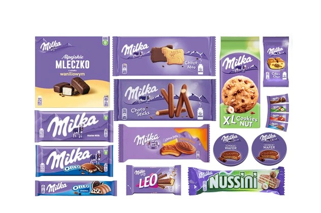 Zestaw Słodyczy Milka Prezent Urodziny Dzień Dziecka Box Słodycze Czekolada