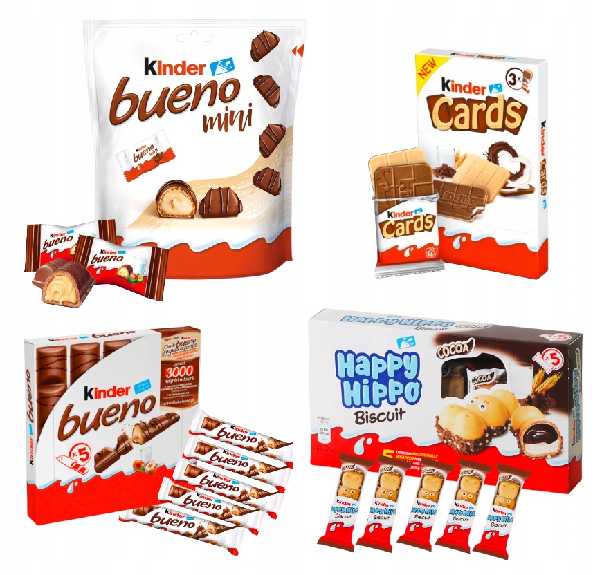 Paczka słodyczy ZESTAW KINDER prezent Dzień Dziecka DZIECI