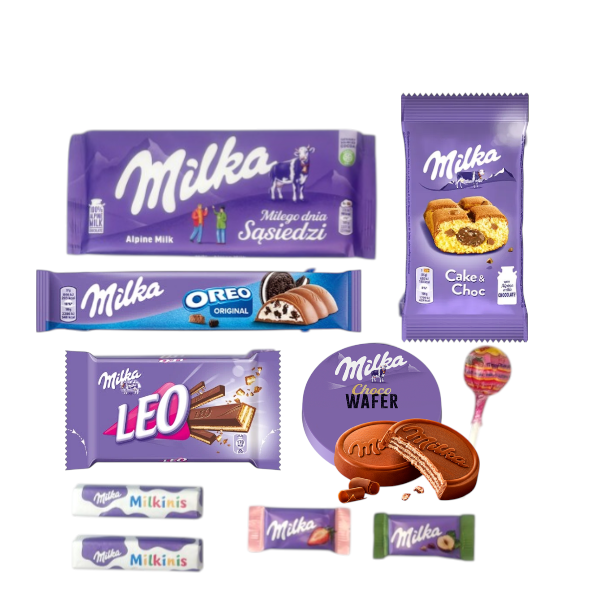 Zestaw Prezentowy Paczka Słodyczy Milka prezent Mikołaj święta
