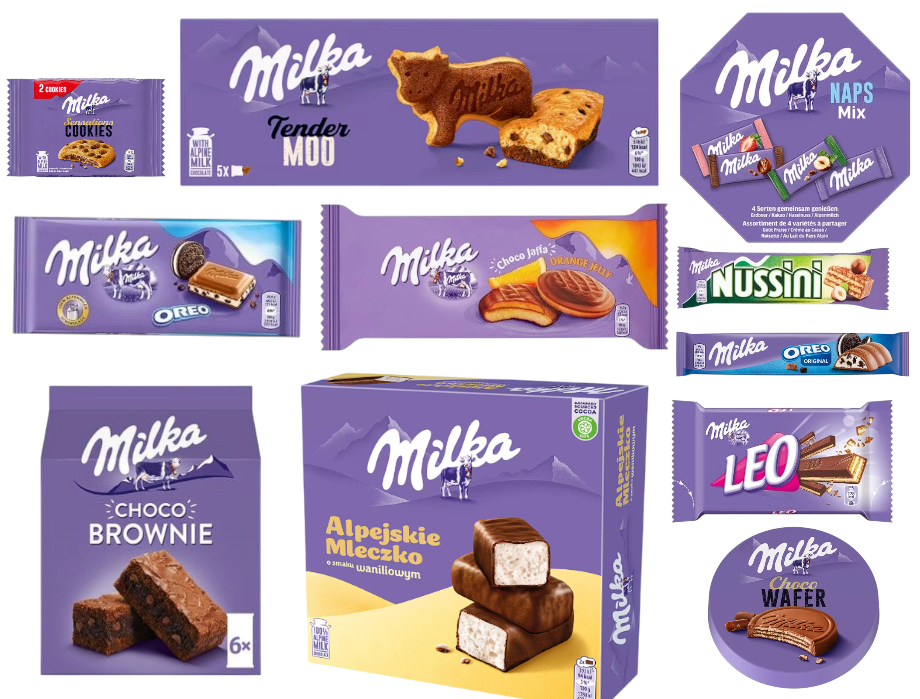 Zestaw Słodyczy Milka na Prezent XL Paczka Prezent