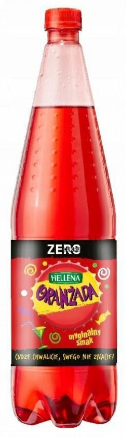 Hellena Oranżada Zero Czerwona Napój Gazowany Bez Cukru 6x1,25l