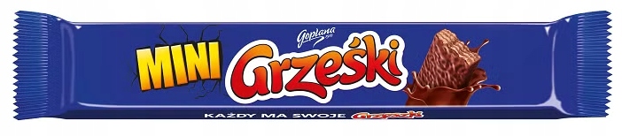 Goplana Mini Grześki Batoniki Wafelki Nadziewane Kakao W Czekoladzie 20x20g karton