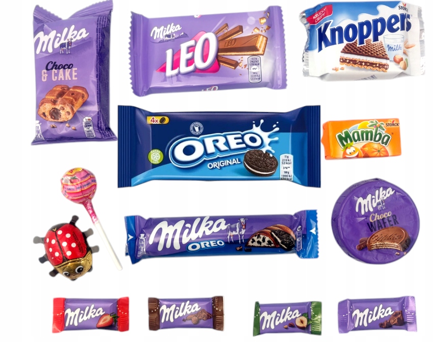 Milka słodycze dla dzieci na prezent paczka zestaw Mikołaj święta