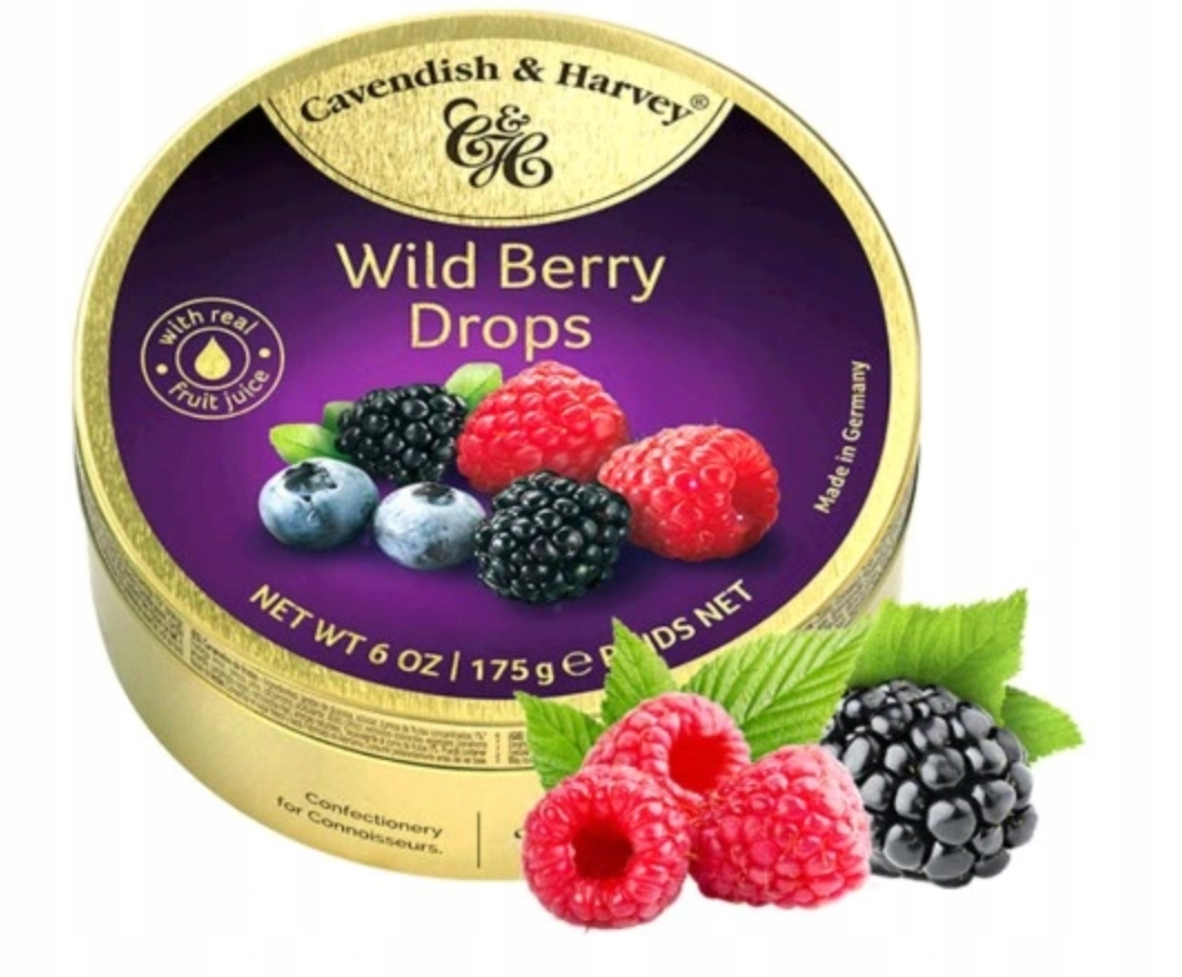 Cukierki Cavendish & Harvey Citrus Fruit Dropsy Landrynki 4 puszki tropikal