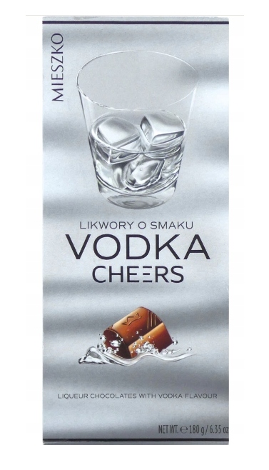 Mieszko Likwory Wódka Vodka Bombonierka Pralinki dzień ojca urodziny prezent 180g